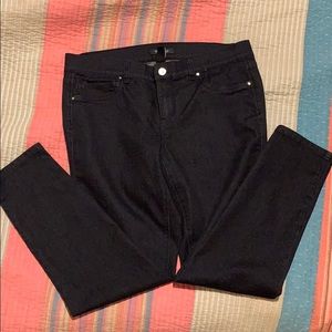 WHBM Black Skinny Jeans